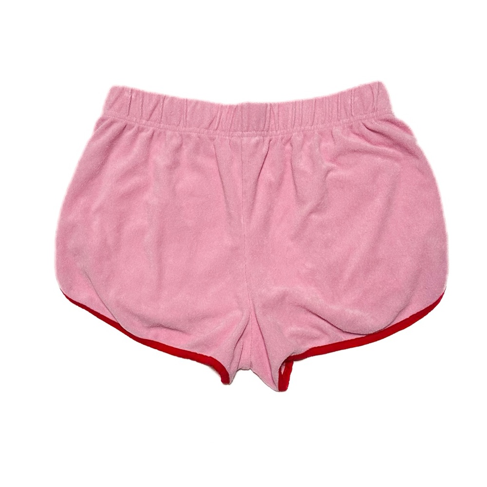 Glossier Summer Capsule Collection Terry Cloth Shorts Retro Pink Limited Edition - Picture 5 of 9